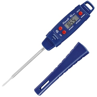 Escali DHP3 Küchenthermometer Gourmet Kochthermometer Thermometer Küche - Thermometer Wasserdicht - Grillthermometer - NSF Zert -40° bis 450° F /-40° bis 232° C - Marineblau - 19,7 x 2,5 x 1,3 cm