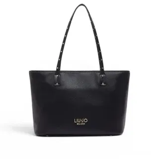 Liu Jo für Damen. AF6071-E1120 Kleine schwarze Tote-Tasche (OSFA), Lässig, Polyester