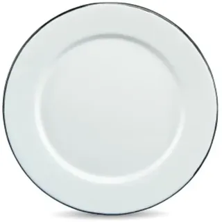 WARMCOOK CINSA-315275 Teller, emaillierter Stahl, Durchmesser 16 cm, Weiß