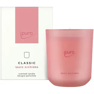 Ipuro Kerze IM Glas , Rosa , Glas , 9x11.5x9 cm , Dekoration, Kerzen & Kerzenhalter, Kerze im Glas