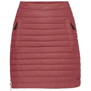 Jack Wolfskin A-Linien-Rock "ICEGUARD SKIRT W" Winterrock, warm, winddicht und wasserabweisend, rot, coral