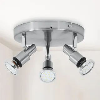 B.K.Licht Aurel 1 GU10 rund silber