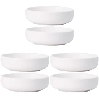 HEMOTON 6 Stück Keramik Saucenschalen Sojasauce Schälchen Kleine Dipschalen Für Öl Essig Zucker Gewürze Früchte Nüsse Süßigkeiten Zuhause Party Catering