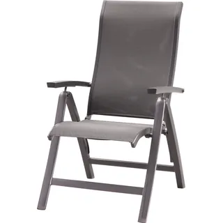 BEST Freizeitmöbel Larino Klappsessel 62 x 68 x 110 cm anthrazit/matt klappbar