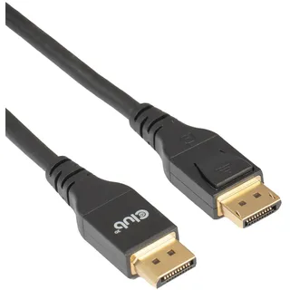 Club 3D DisplayPort 2.1 VESA DP80 Kabel 2m 8K 240Hz St./St. schwarz