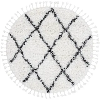 carpetfine »Eddy« rund 30 mm Höhe Shaggy Langflor mit Fransen, starke Größenauswahl, Wohnzimmer,