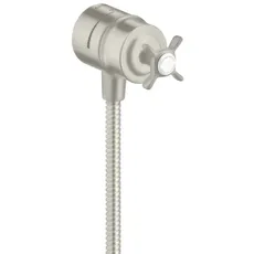 hansgrohe Axor Montreux hansgrohe Fixfit Stop Absperrventil DN15, Farbe: Stainless Steel Optic