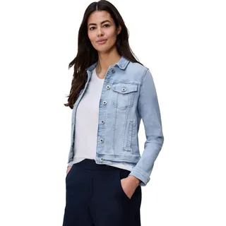 Street One Jeansjacke mit Brusttaschen und Knöpfen Light blue washed 36