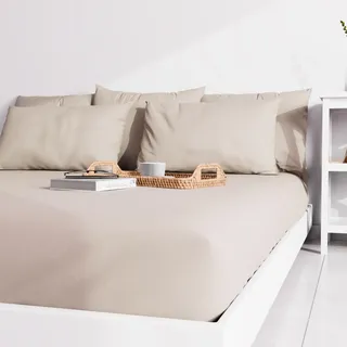 Atmosphère, Spannbettlaken einfarbig 160x200 cm ZZZ Leinen