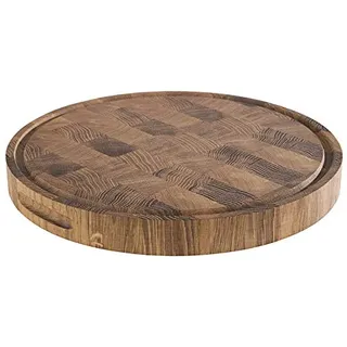 APS Buffetbrett, Eichenholzbrett mit Saftrinne, Maße | x H): 39 cm;