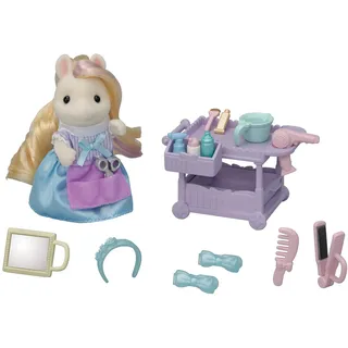 sylvanian families Pony Friseur Spielset mit Figur