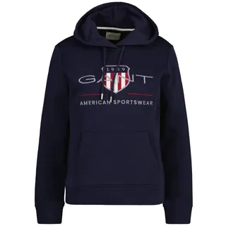 GANT Archive Shield Hoodie Blau S