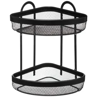 5five simply smart Eckregal 2 Ebenen 5Five 5 x 5 x 100 cm Schwarz