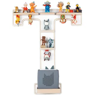 BOARTI Kinderregal BOARTI Buchstabe T 45 cm Holz weiß