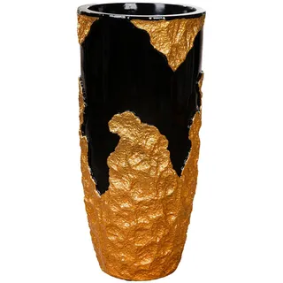Gilde Famosa Ø 33 x 70 cm Goldfarben/Schwarz