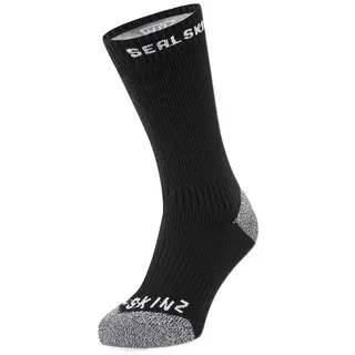 Sealskinz Briston Waterproof Socken - Grey / Black - EU 36-38