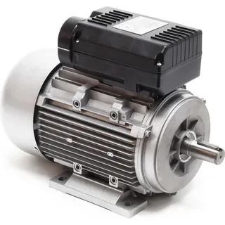 Wiltec Elektromotor 230 V 2,2 kW (3 PS) 1-phasig 2-polig E-Motor mit Anlaufkondensator 2850 U/min und Aluminiumwicklung