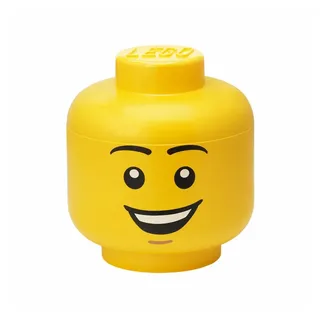 LEGO Aufbewahrungskiste Storage Head 24 x 27,1 cm 1-tlg. gelb