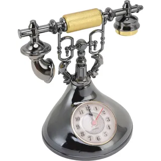 Vintage-Telefonwecker, einzigartig, elegant, genaue Zeit, Nachttischuhr, Dekoration für Zuhause, Café, Büro