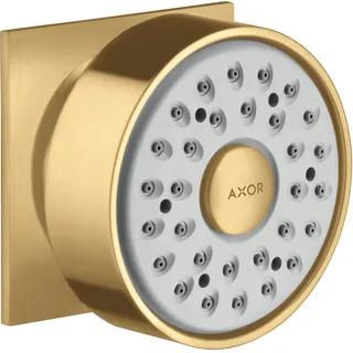Hansgrohe Seitenbrause 1 jet Rosette eckig, 28469250, Farbe: brushed gold optic