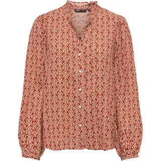 Only Onlraya L/S Shirt burnt henna 42