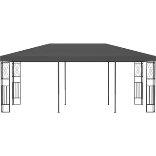 vidaXL Pavillon 3x6 m Anthrazit Stoff - Grau