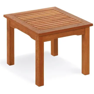VIERECKIGER KLEINER TISCH AUS MASSIVHOLZ 50X50 CM