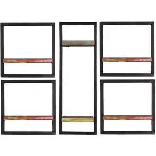 SIT Möbel Wandregal Riverboat 105 x 25 x 75 cm Bunt