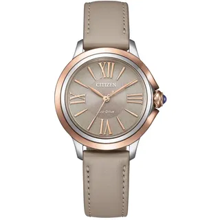 Citizen Europameisterschaft 1166-01Z Eco-Drive Solar Damenuhr Hellgrau