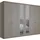 Drehtürenschrank Göteborg 295,2 x 216 x 58 cm Grau