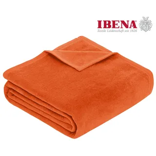 IBENA Kuscheldecke 150 x 200 cm Orange