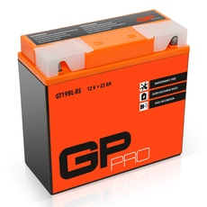 GP-PRO G19 12V 22Ah GEL-Batterie DIN 51913 / Kompatibel mit YT19BL-BS Wartungsfrei & Versiegelt Akkumulator Motorrad Motorradbatterie