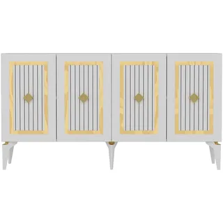Hanah Home Nora - White, Gold