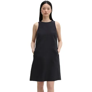 Marc O'Polo Marc OPolo Etuikleid Seitennahttaschen shaped fit mit Eingrifftaschen, aus Leinen, deep night blau