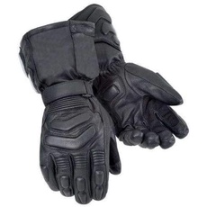 Bikers Gear Australian Storm Winter Thinsulate Kevlar und Hipora Wasserdichte Handschuhe, Schwarz, Größe: L