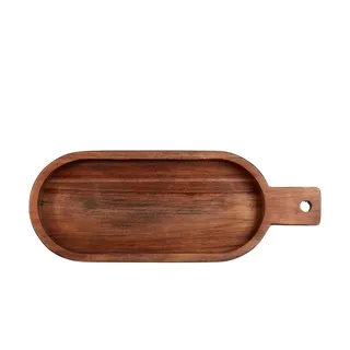 Asa Selection Wood ovale Schale flach Braun