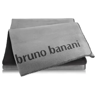 Bruno Banani Wohndecke 150 x 200 cm Grau