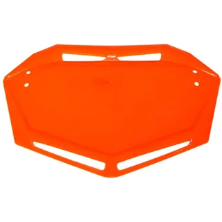 cyclingcolors BMX NUMMERNSCHILD STARTNUMMER Platte Fahrrad MTB MX AERO Design Number Plate (Orange)