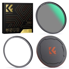 K&F Concept Nano X-Serie ND Filter magnetisch Magnetfilter ND8(3 Blendenstufen) mit Objektivadapter-58mm