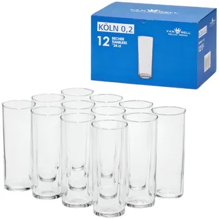 VAN WELL Bierglas 0,24 l 12-tlg.
