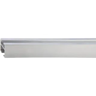 Mydeco Gardinenstange für Gleiter Edelstahl-Optik 1,8 cm x 1,8 cm Länge 160 cm