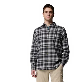 Columbia Cornell WoodsTM Langarmhemd - Black Backland Tartan - XL