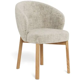 Actona Esszimmerstuhl Polsterstuhl Stoff beige 2er Set
