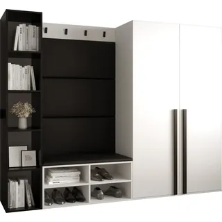 Garderobe MIRO Set 4 mit gepolsterten Paneelen Industrial Design