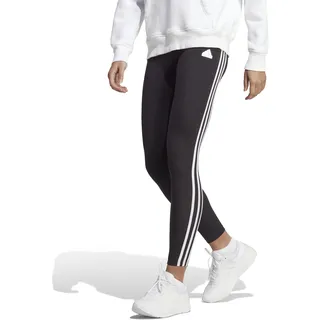 adidas Women's ESSENTIALS 3-STRIPES LEGGINGS 3/4 LENGTH, Black, L