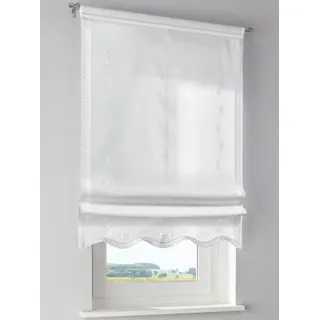 heine home Rollo blickdicht, weiß