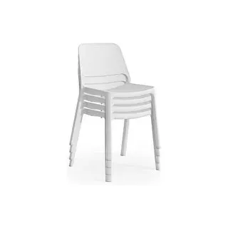 Mayer Stapelstühle myNUKE 2050 61 weiß Kunststoff, 4 St.