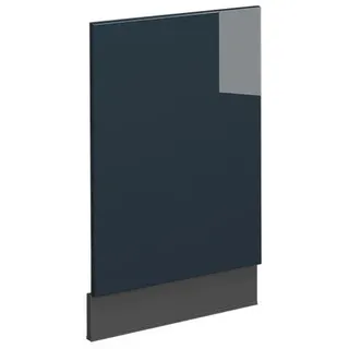 Vicco Unterschrank Geschirrspülerblende 45 x 1,6 x 67,4 cm Dunkelblau Hochglanz