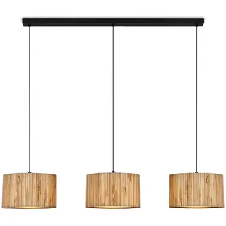 Briloner Seegras 3-flg. 110 cm oval braun, schwarz