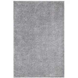 Carpet City Hochflor-Teppich carpet city "Shaggi uni 500" Gr. 31, grau, B:133cm H:30mm L:190cm, Kunstfaser, Teppiche, Hochflor-Teppich, Läufer, Shaggy, Uni, Langflor, weich, Wohnzimmer, Schlafzimmer, Kinder